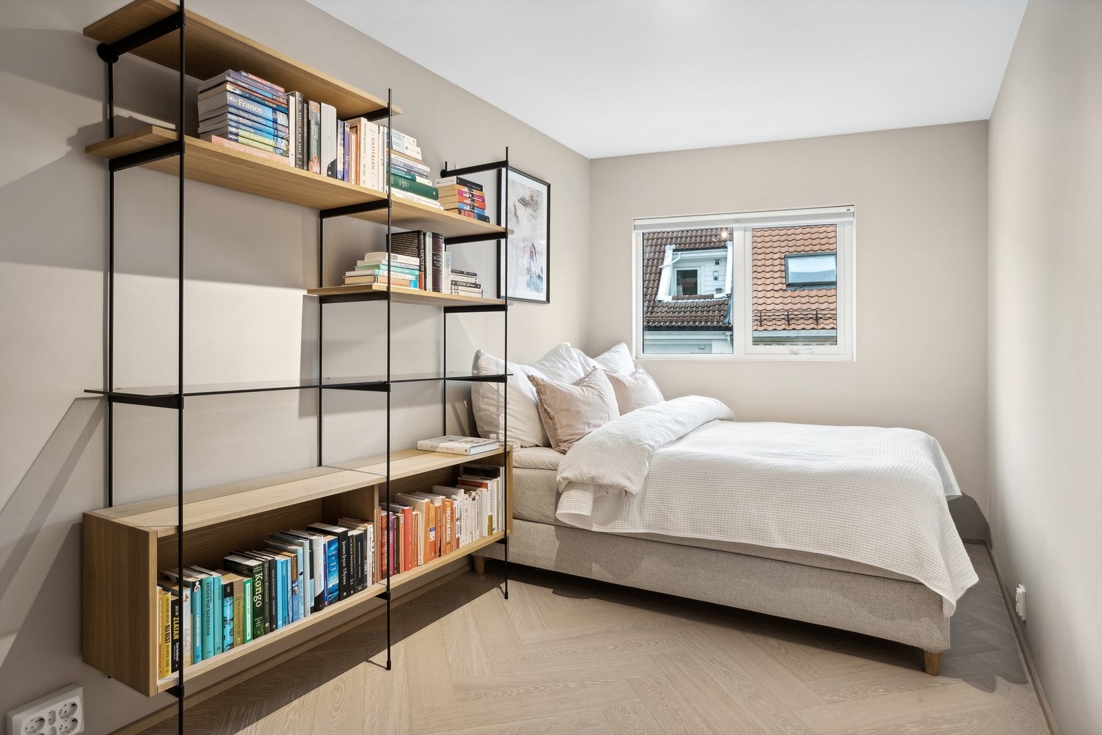 På gjesterommet er det også plass til en dobbeltseng. Galleribilde