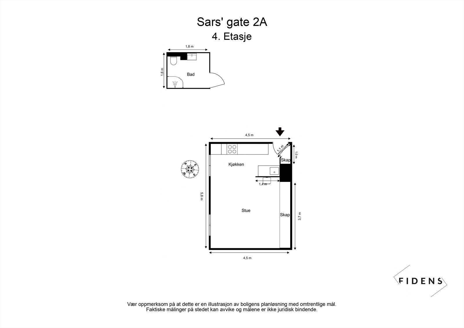 Plantegning Galleribilde