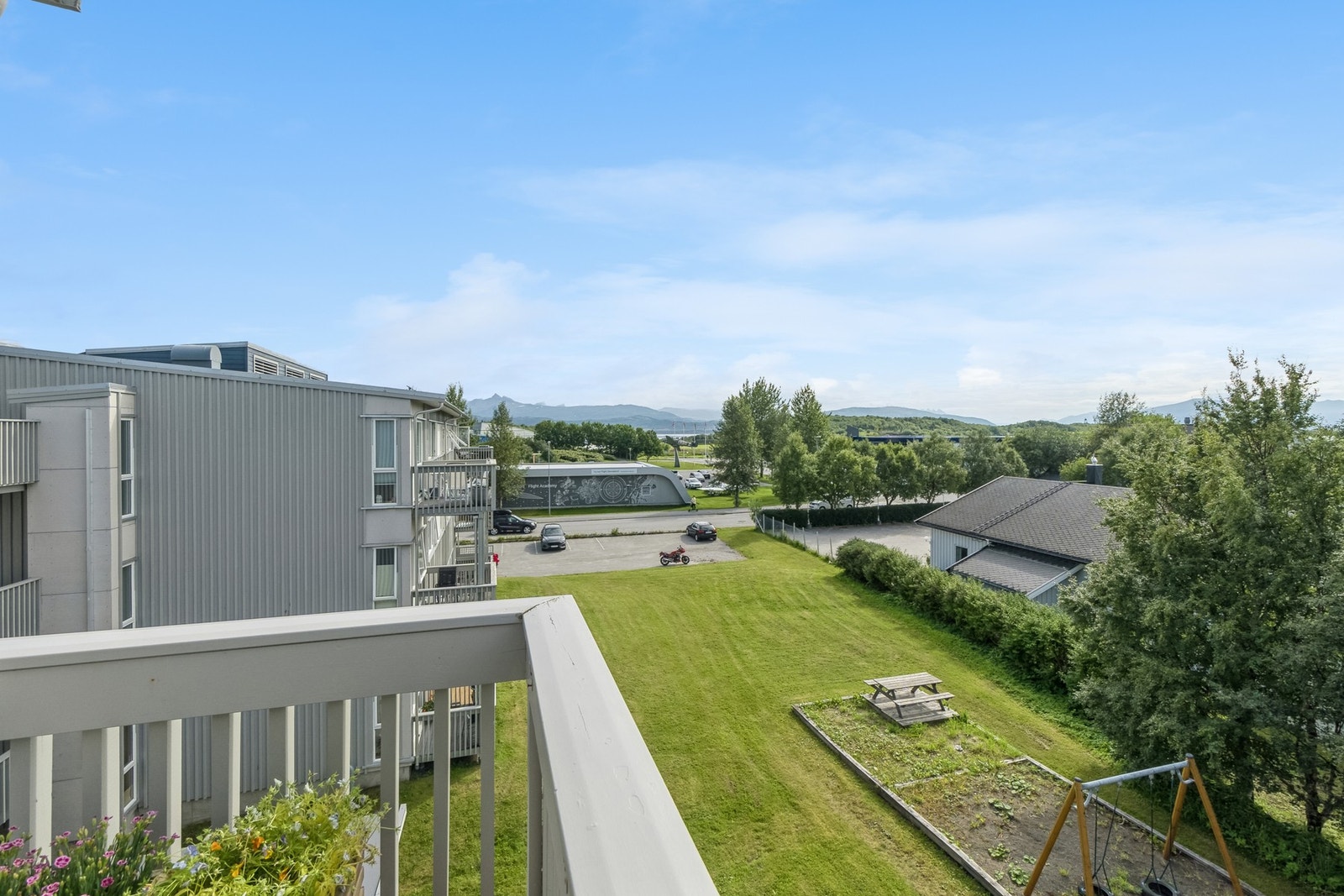 Utsikt fra balkongen. Galleribilde