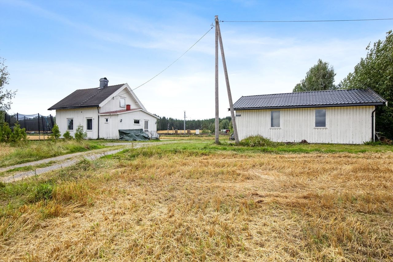 Landlig beliggenhet i et område med spredt bolig og landbruksbebyggelse Galleribilde