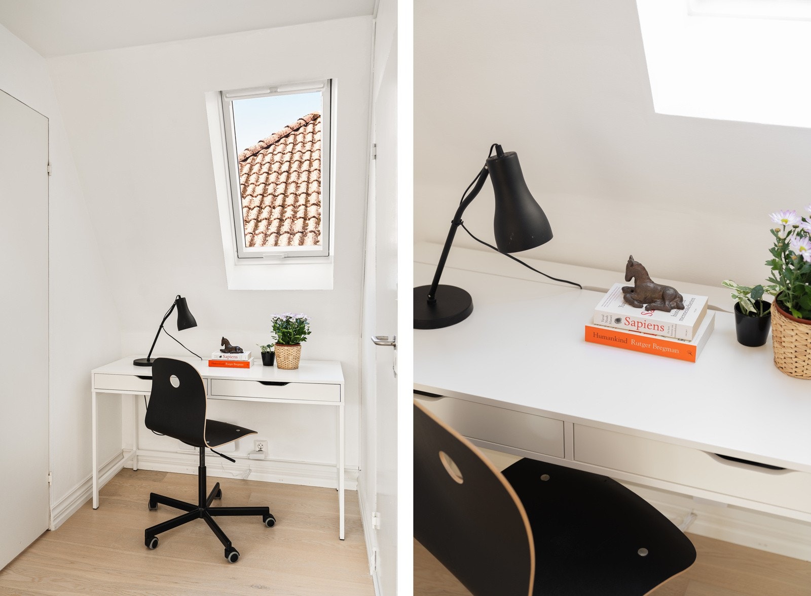 Ved soverommet er det en egen sone for kontorløsning. Galleribilde