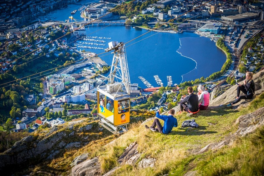 - Fine turmuligheter på Ulriken - Galleribilde