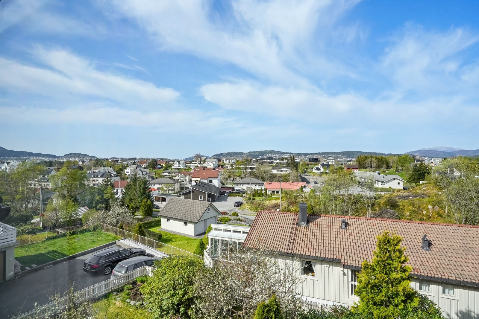 Utsikt fra balkongen. Galleribilde