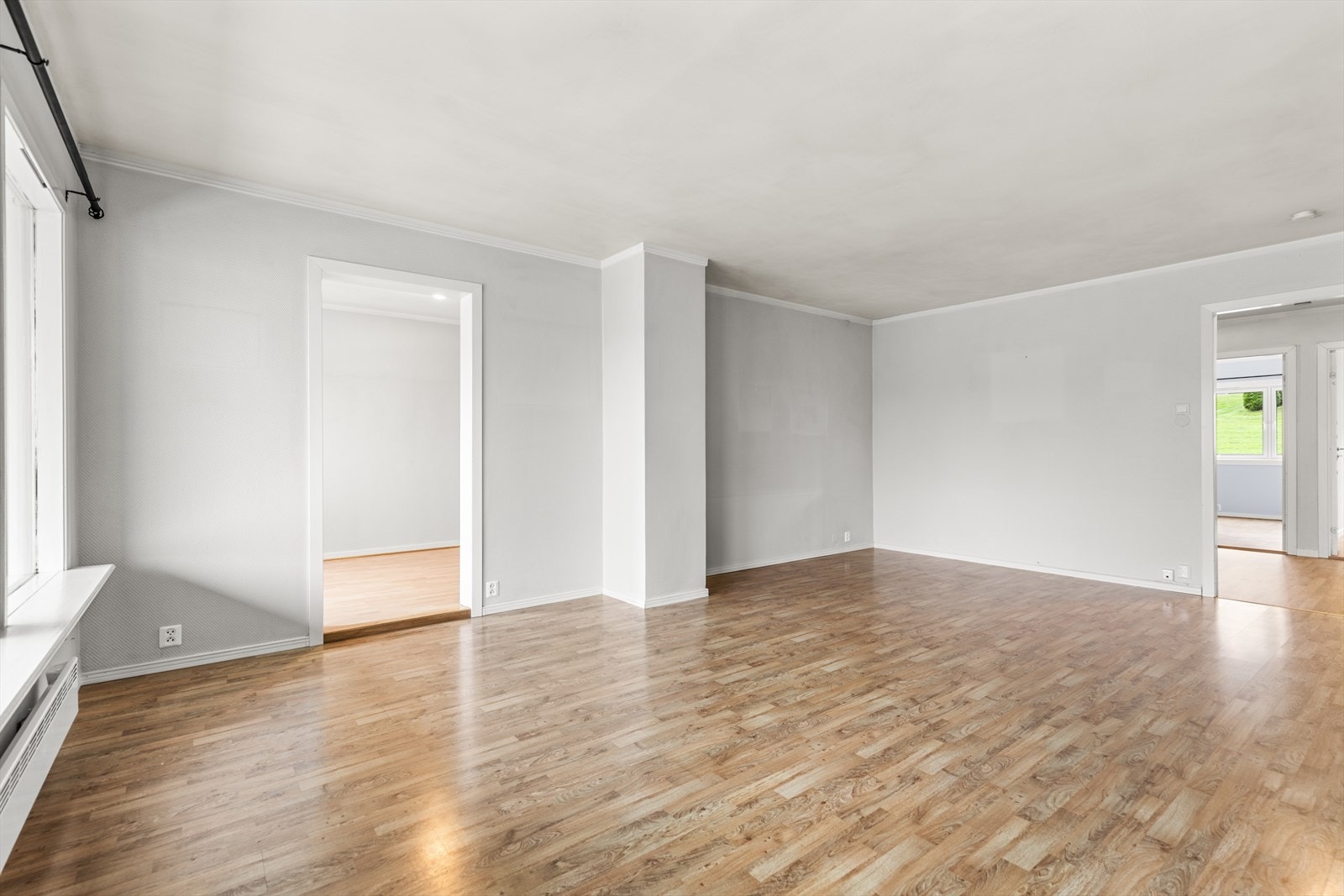 Det er mulig å sette inn peis i leiligheten. Galleribilde