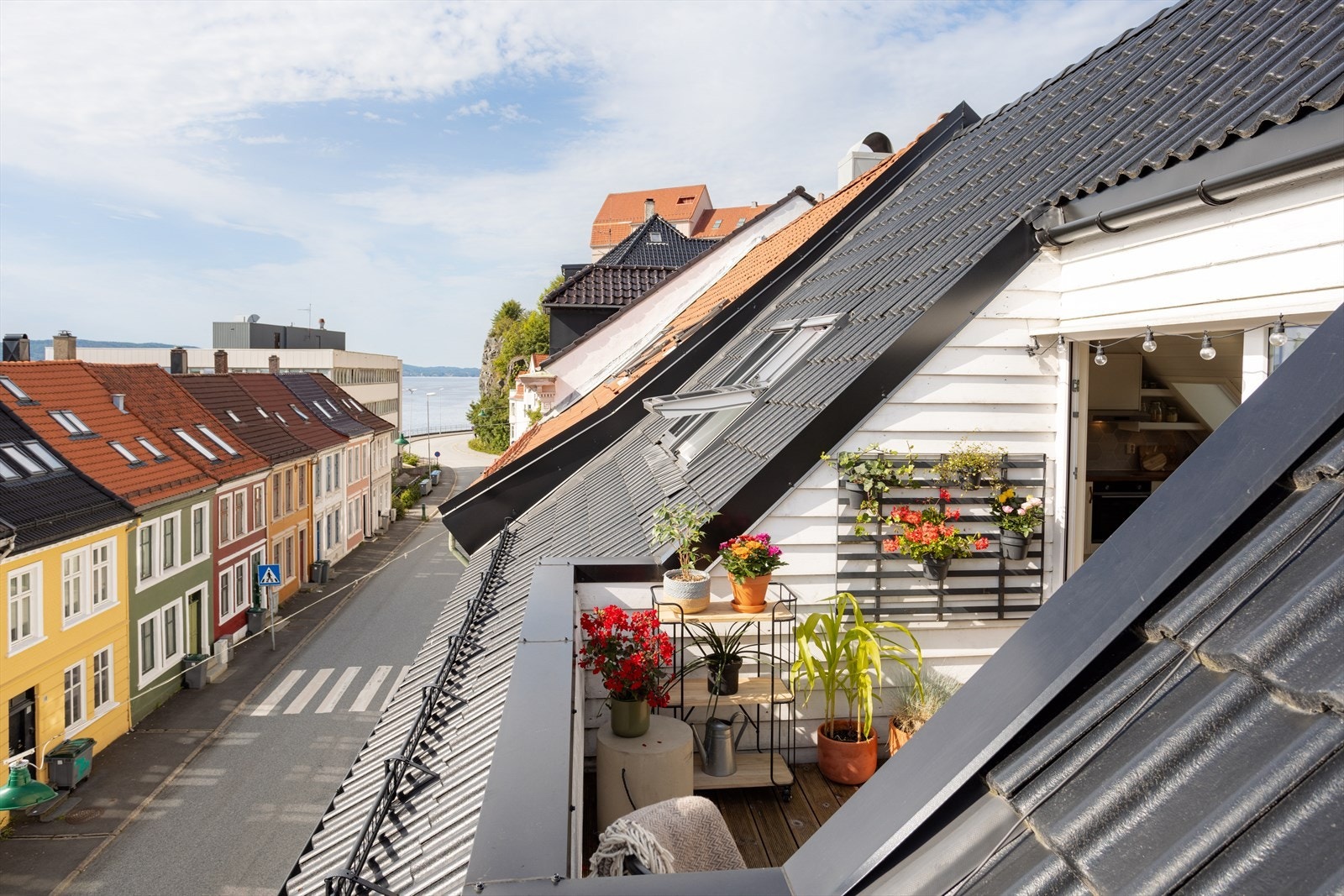 Her kan man nyte en herlig utsikt samtidig som man har lite innsyn. Galleribilde