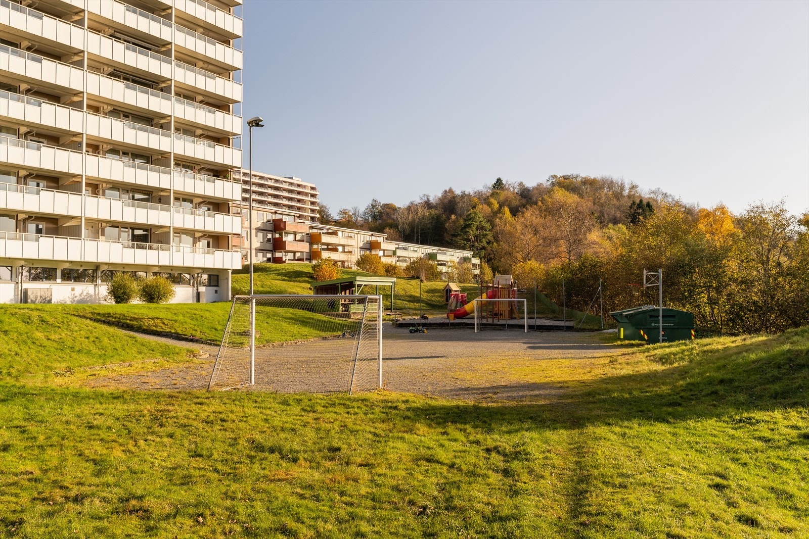 I høyblokken er det 3 felles vaskeri og eget rom for sykkelparkering. Galleribilde