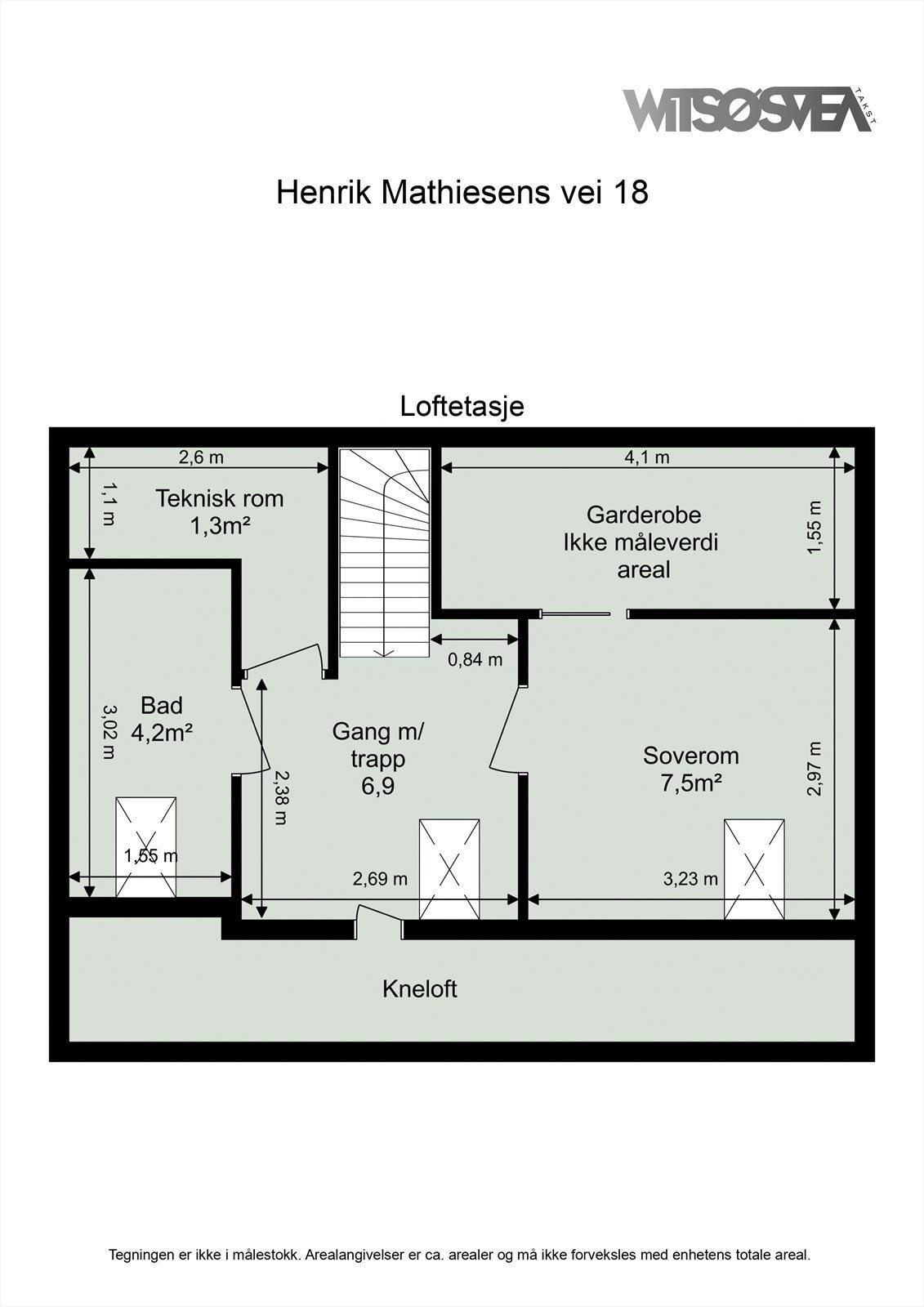 Henrik Mathiesens vei 18 - Loftetasje Galleribilde