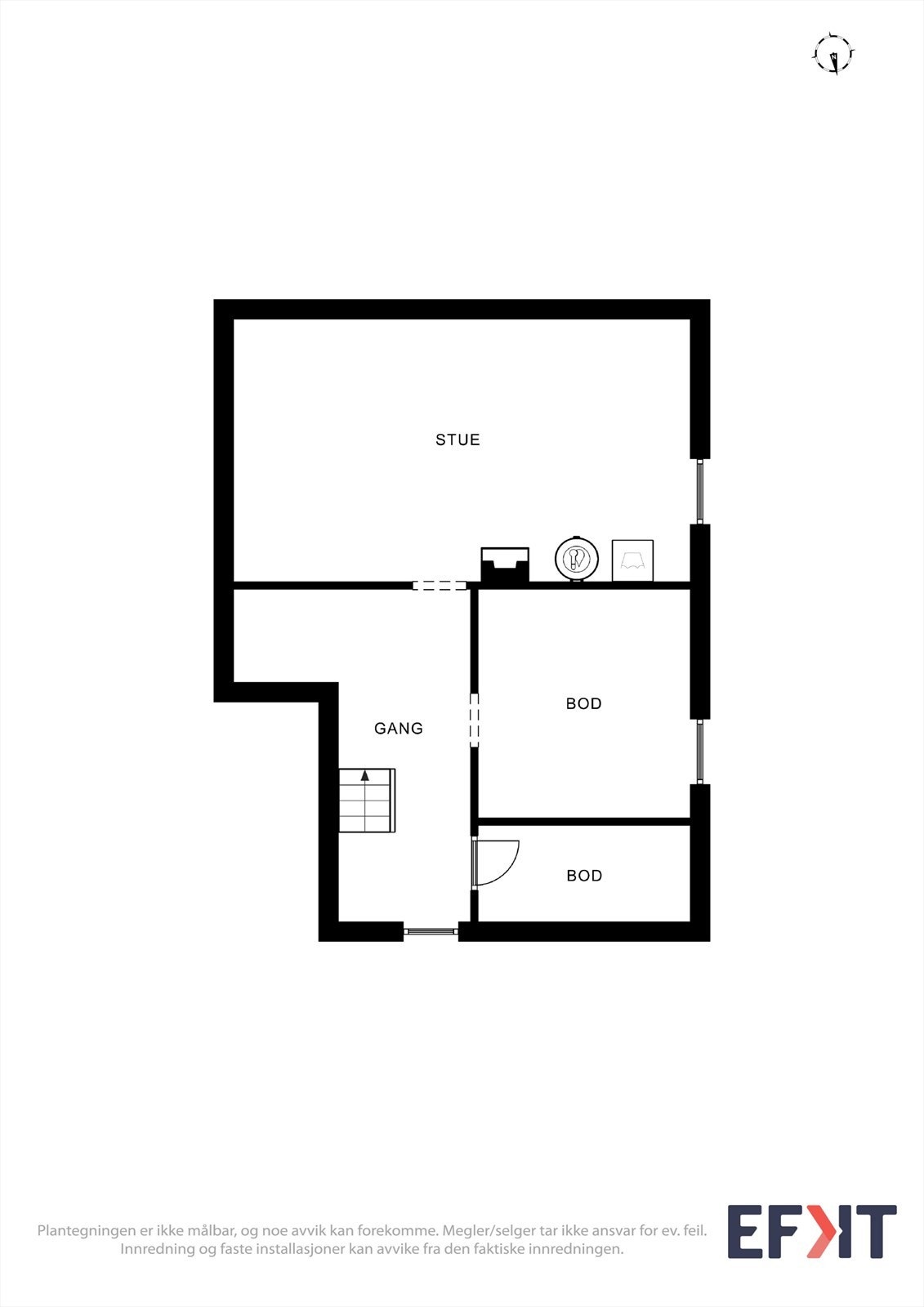 Plantegning kjeller Galleribilde