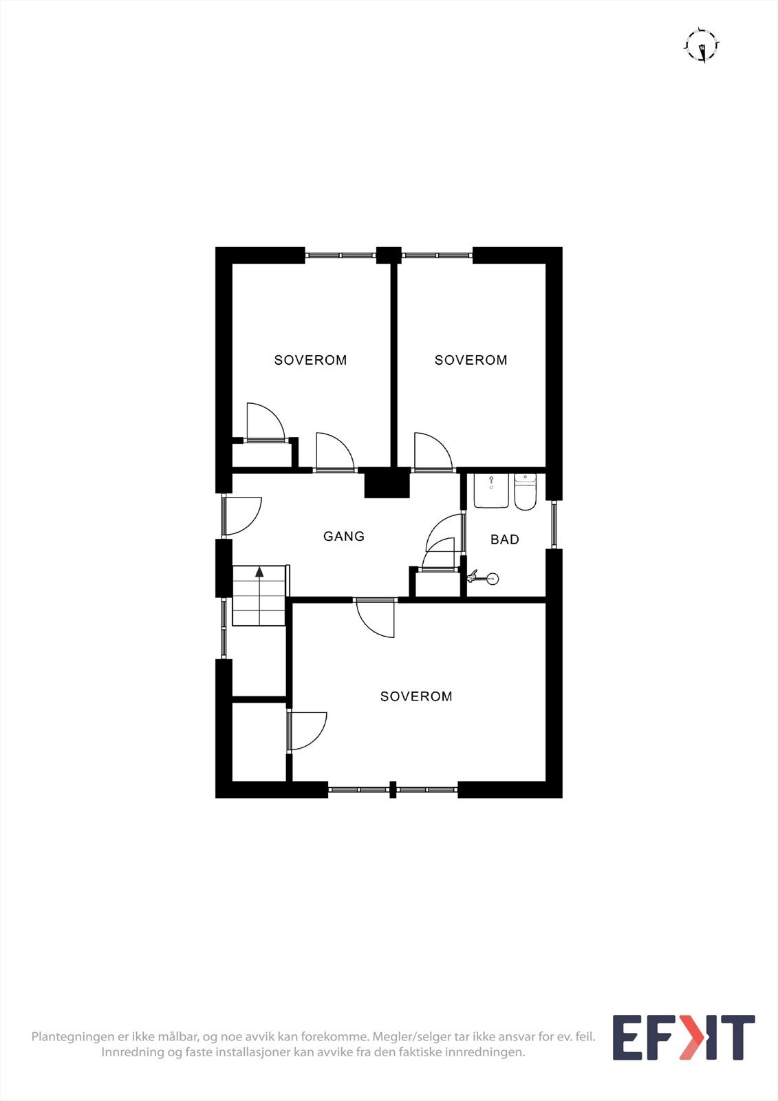 Plantegning 2. etasje Galleribilde