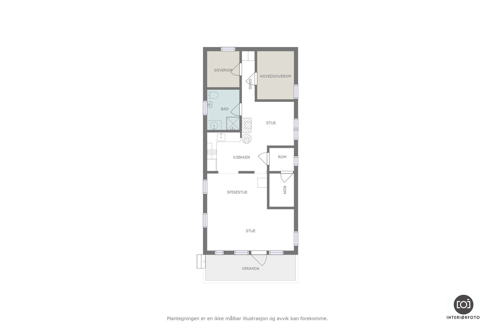 Plantegning Galleribilde