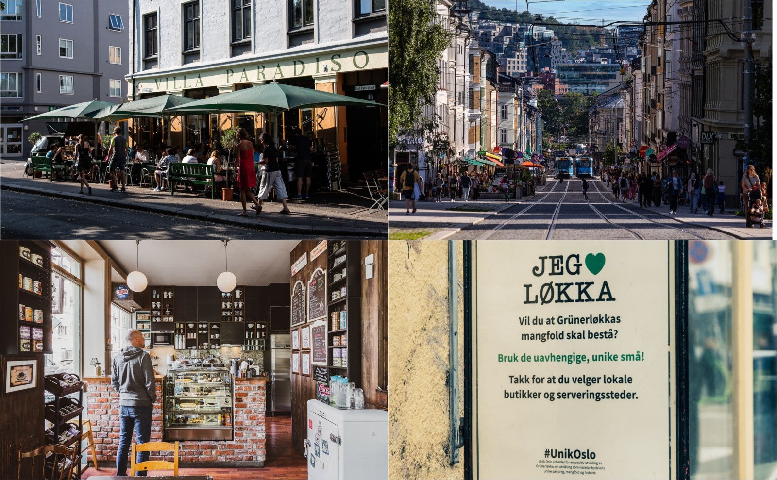 Mangfold av kaféer, butikker og restauranter i nærområdet. Galleribilde
