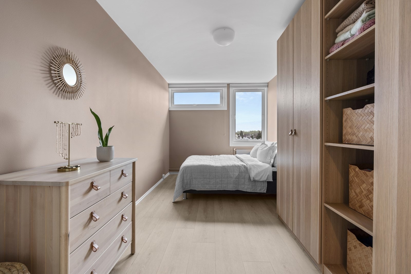 Leiligheten har to gode soverom. Galleribilde