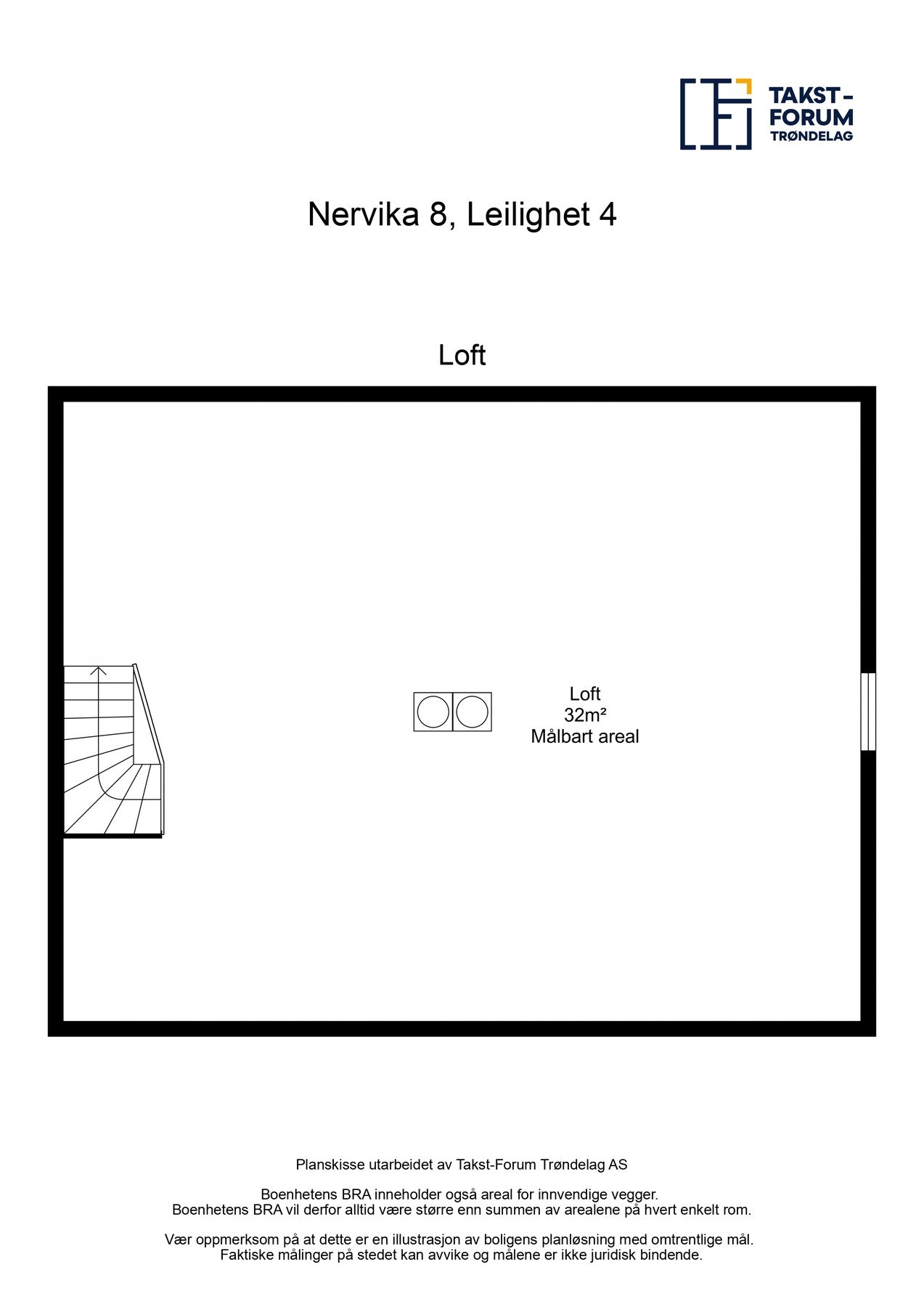 Plantegning Loft Galleribilde