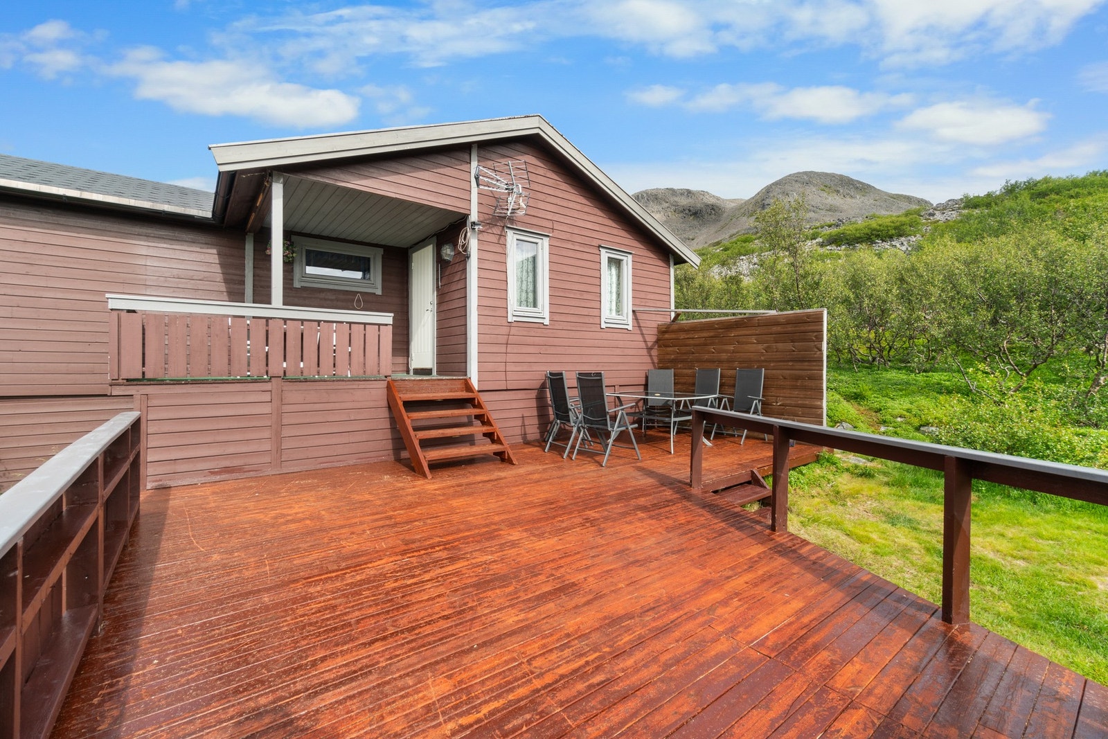 Her er det flere solrike uteområder vendt mot sør og sørvest. Galleribilde