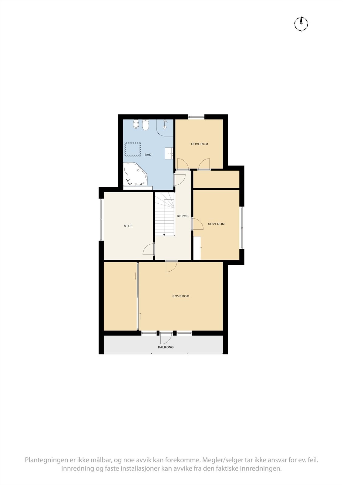 Plantegning 2.etasje Galleribilde