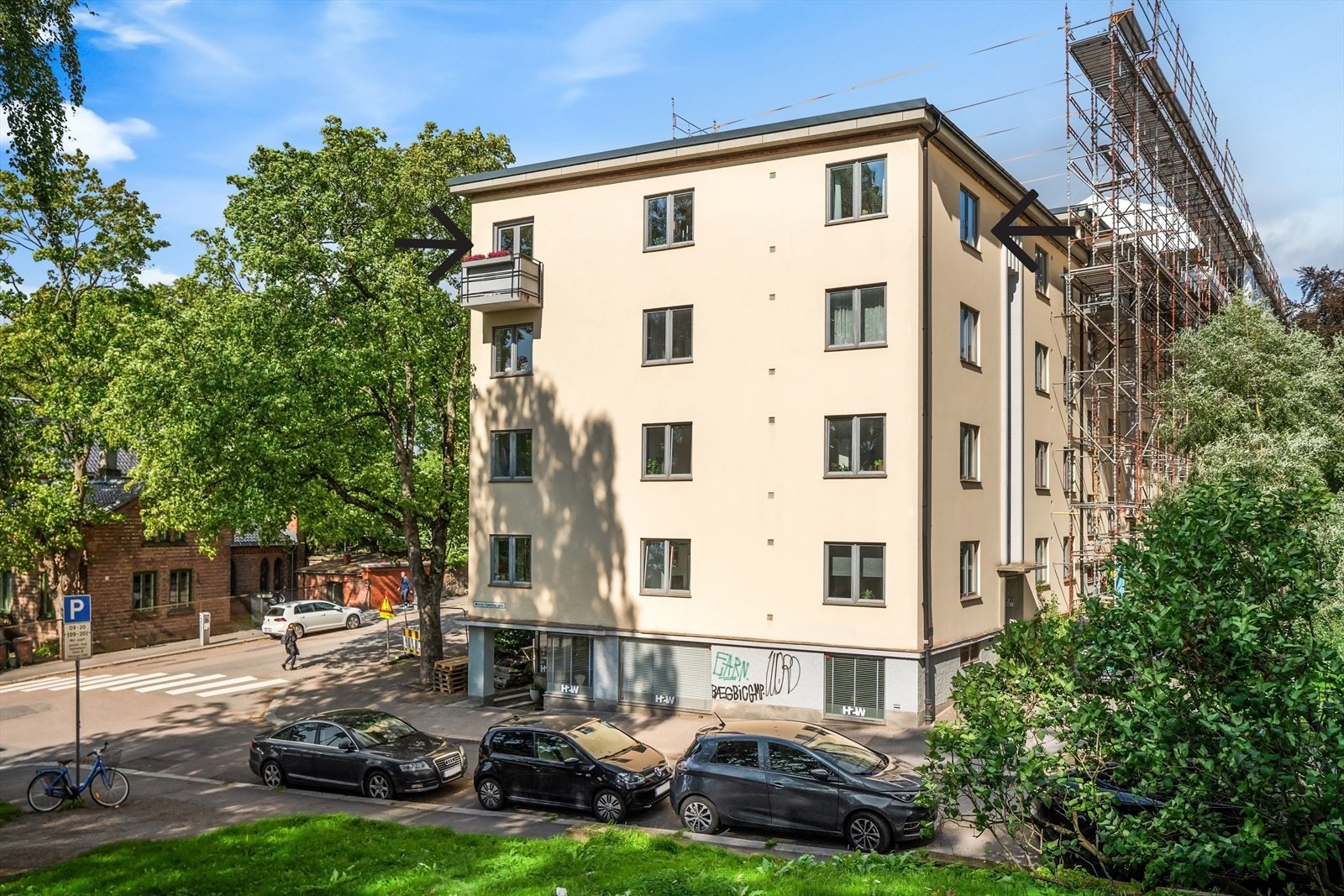 Leiligheten ligger meget godt til øverst. Galleribilde