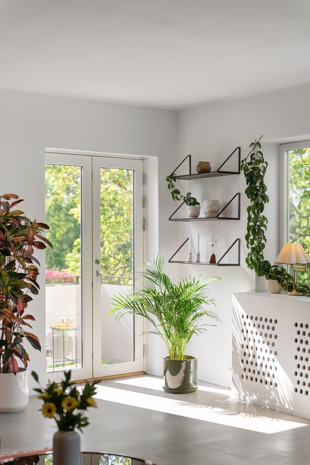 Det er rikelig med naturlig lysinnslipp gjennom store vindusflater samt vinduer på tre sider. Galleribilde