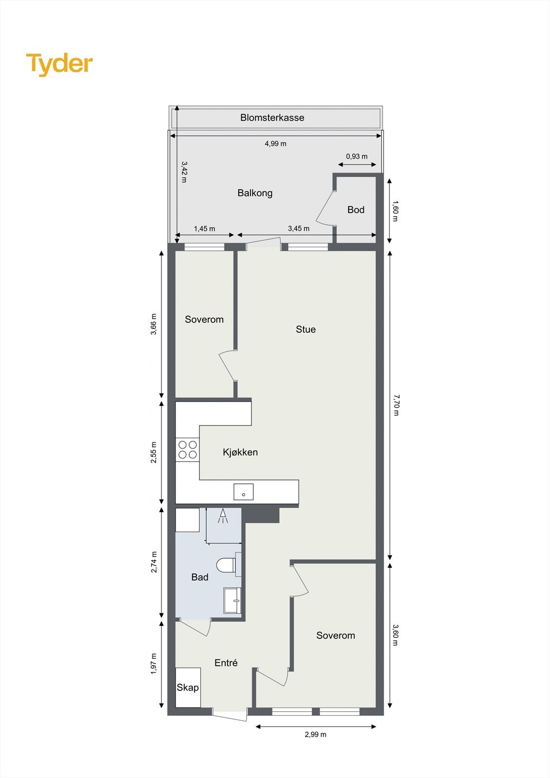Plantegning Galleribilde