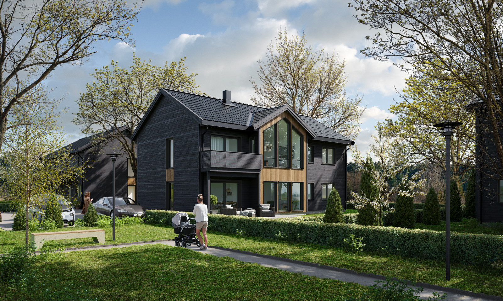 Husmodellen Lun er en av Nordbohus kjedens mest populære boliger. Denne og andre kan passe perfekt på denne tomta. Ta kontakt for mer informasjon og en hyggelig boligprat.
