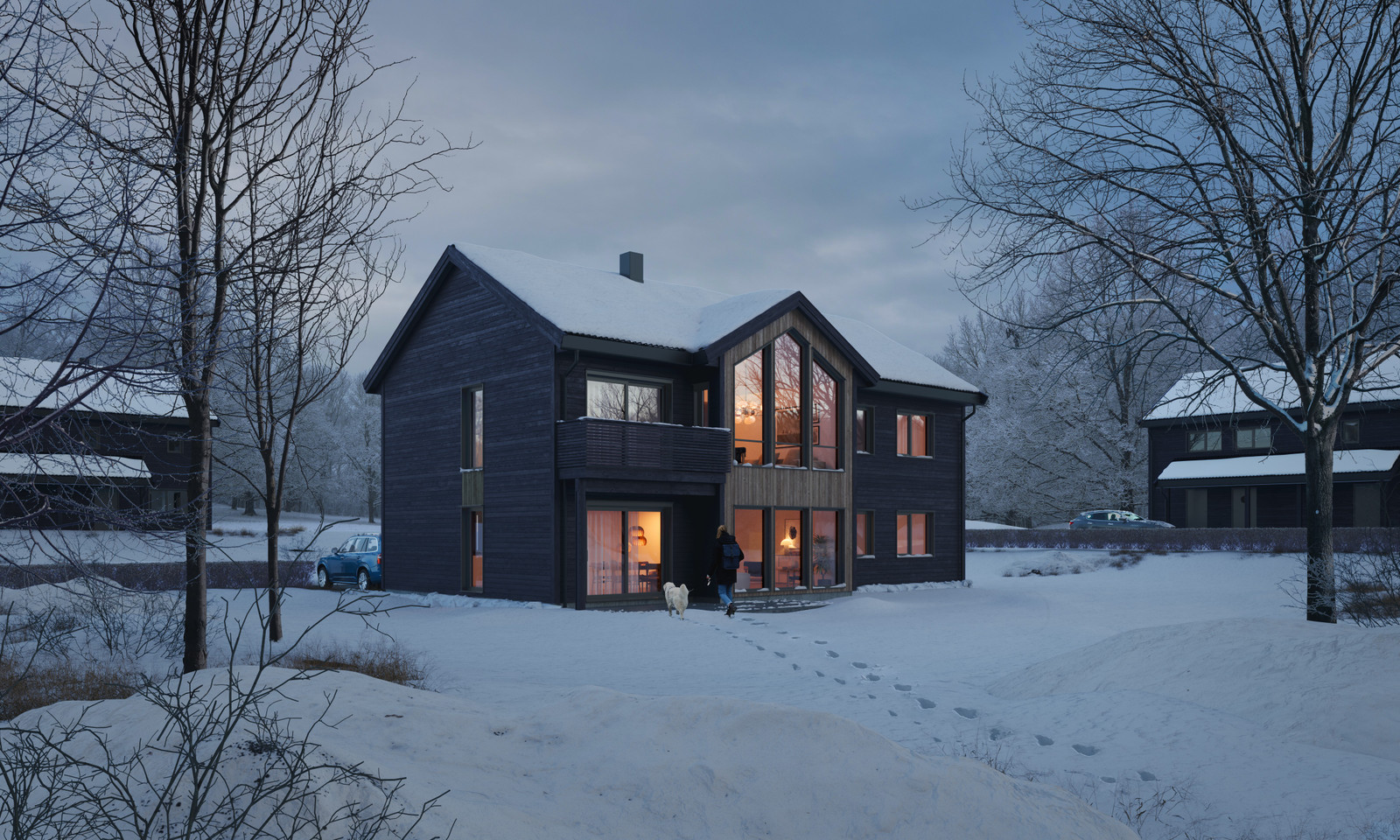 Husmodellen Lun er en av Nordbohus kjedens mest populære boliger. Denne og andre kan passe perfekt på denne tomta. Ta kontakt for mer informasjon og en hyggelig boligprat.