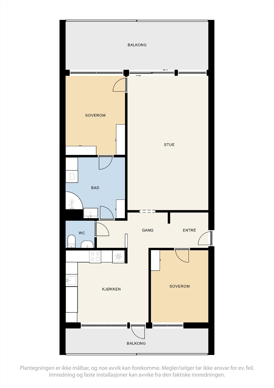 Plantegning | 2. etasje. Galleribilde