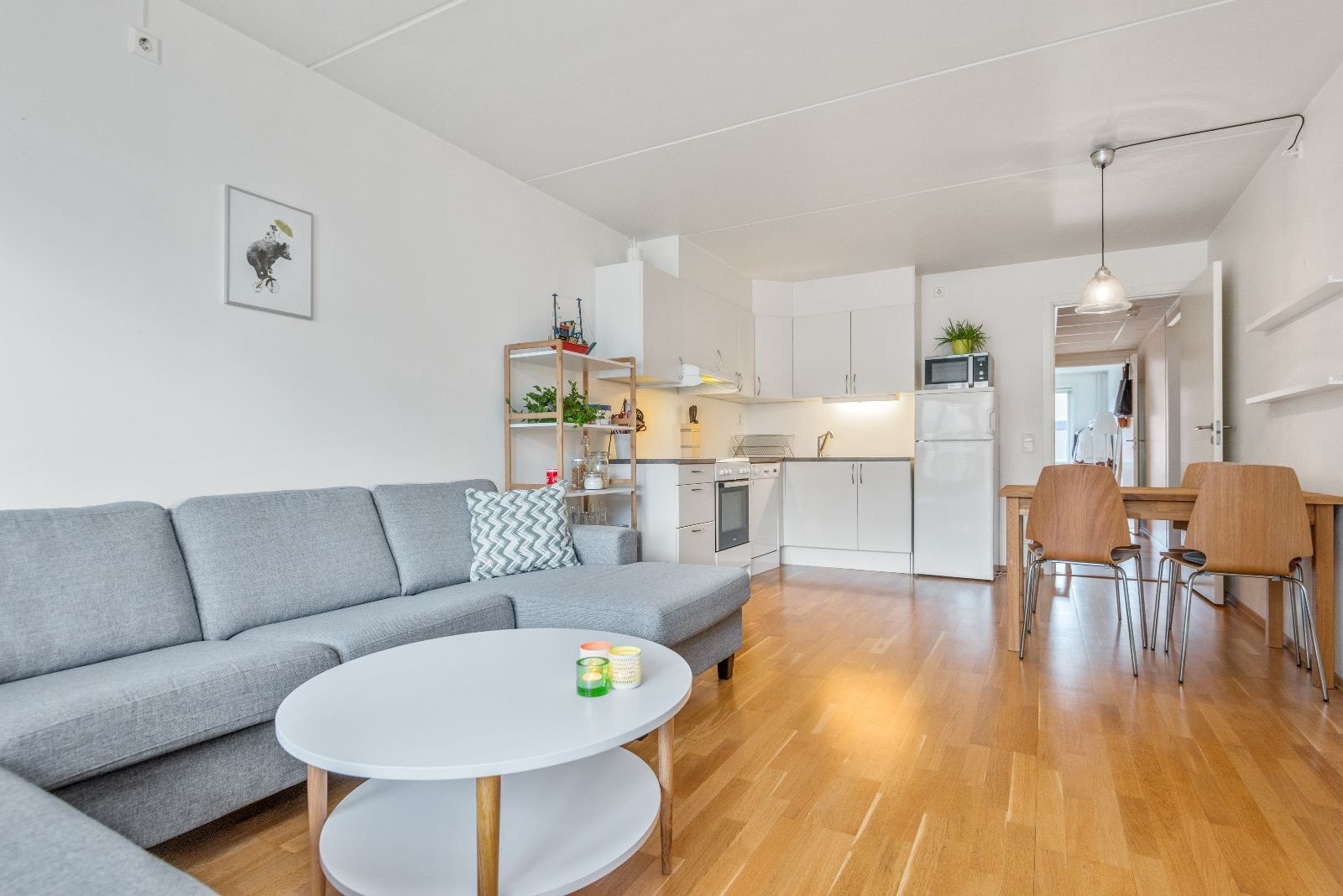 Åpen stue/kjøkken løsning Galleribilde