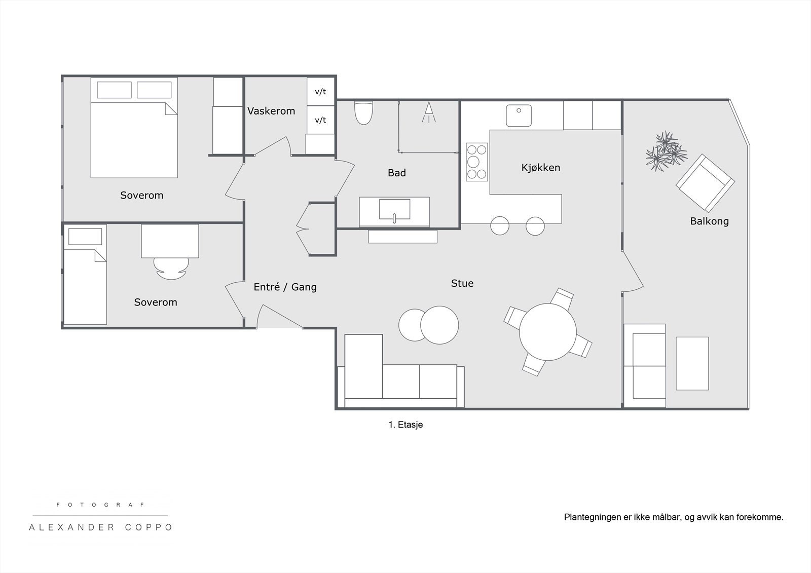 Plantegning | Dag Hammarskjölds vei 91 Galleribilde