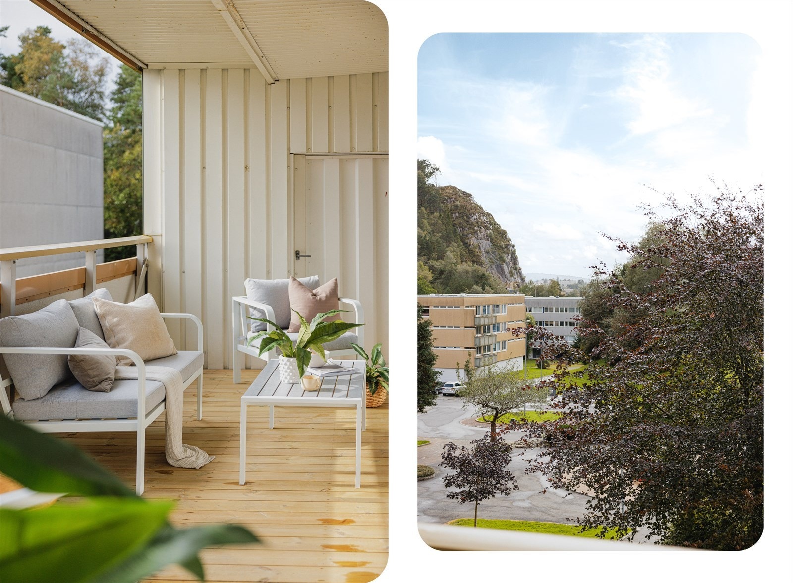 God plass til utemøbler, grill og godt selskap Galleribilde