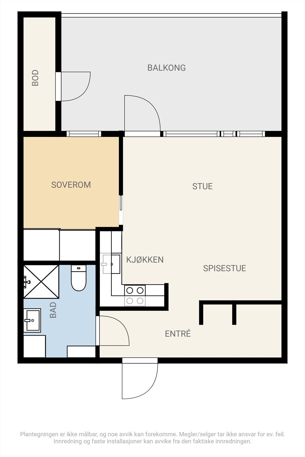 Plantegning - 4. etasje Galleribilde