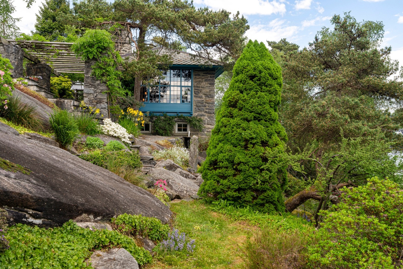 Villa Konow ? Fasade mot sør. Galleribilde