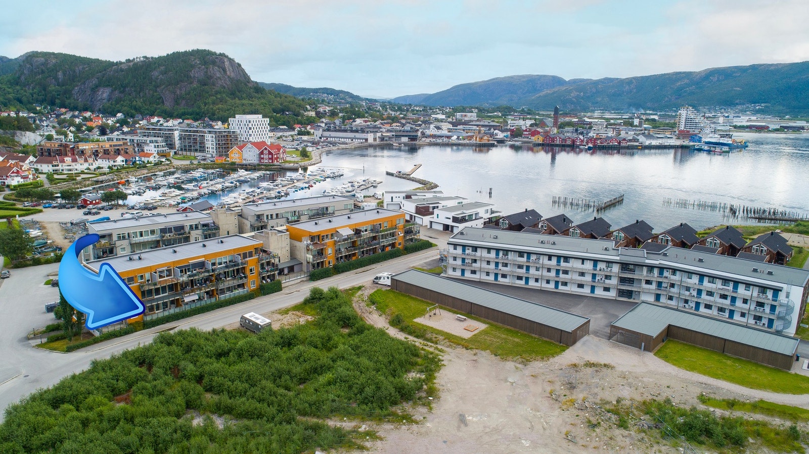 Oversiktsbilde av nærområdet Galleribilde