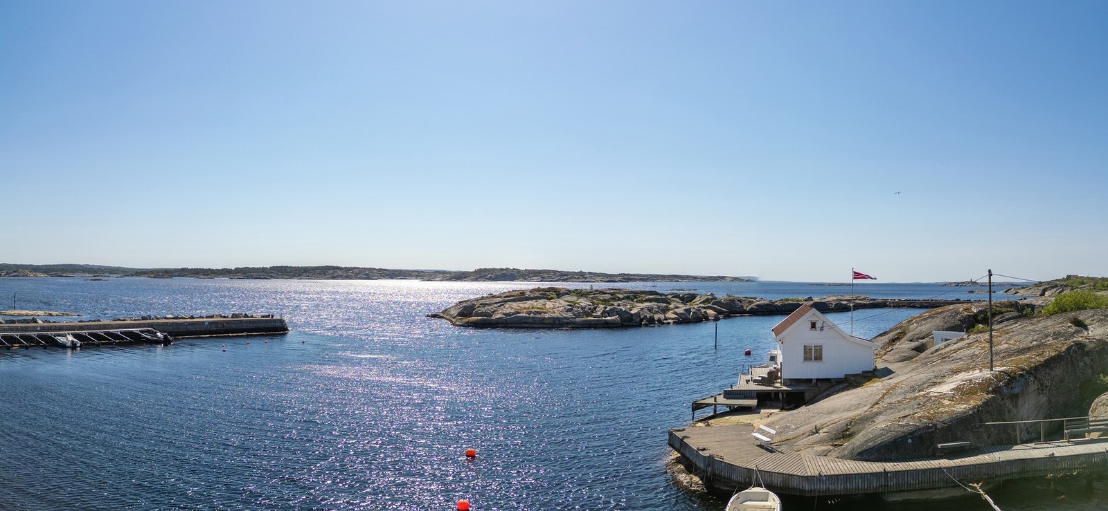 Moloen og Rødskjør skaper et skjermet basseng Galleribilde