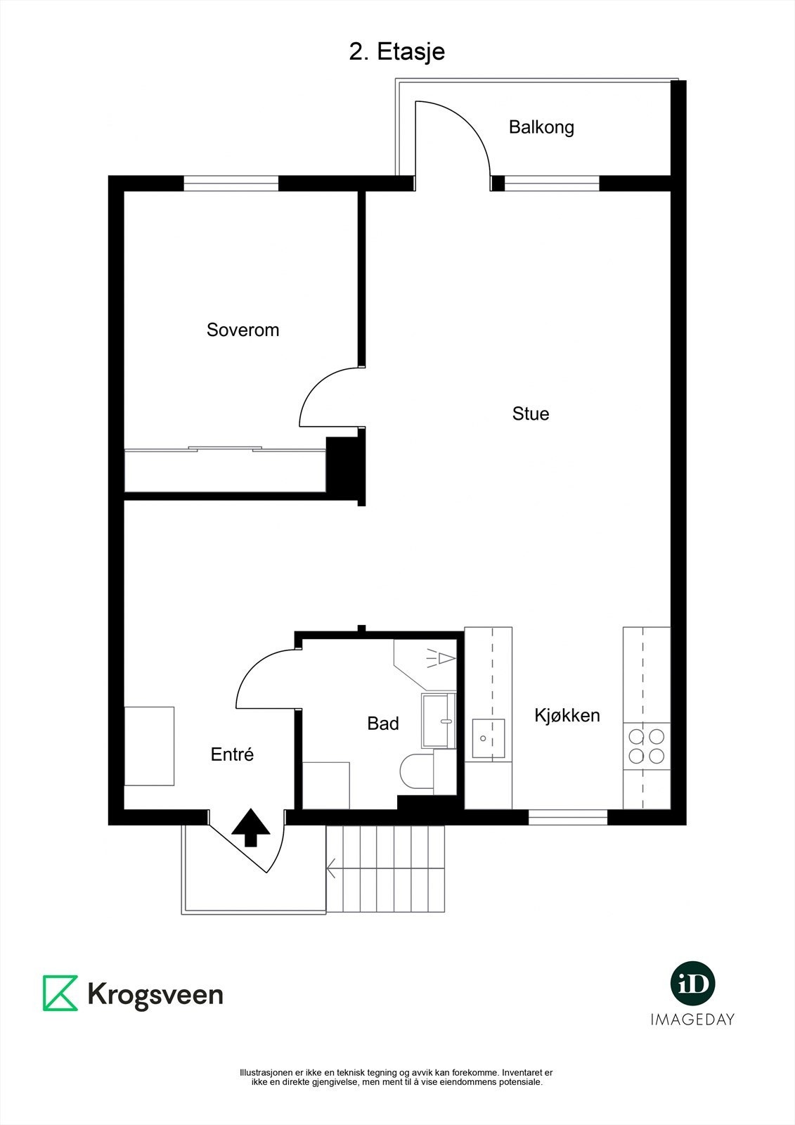Plantegning Galleribilde