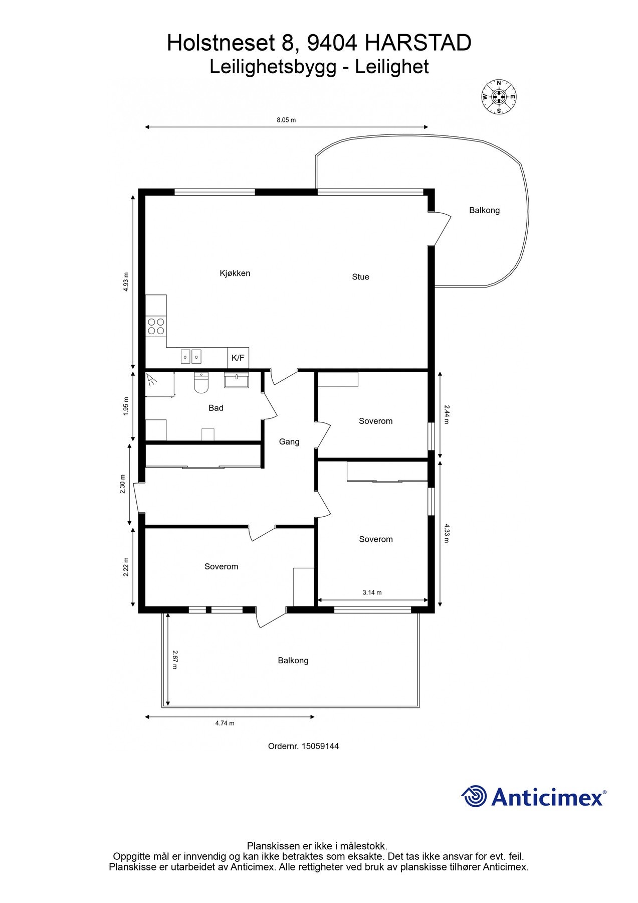 Plantegning Galleribilde