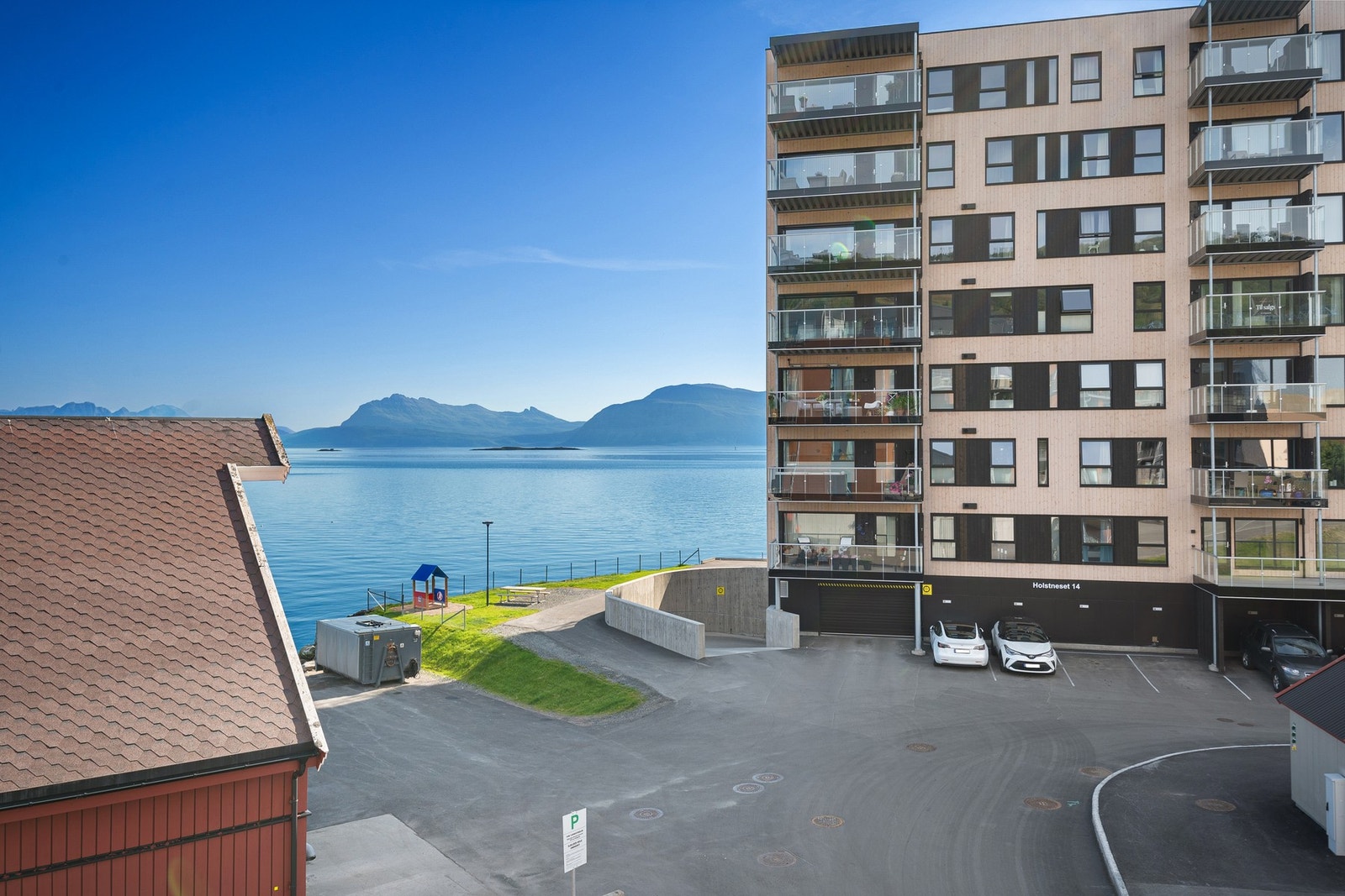 Rolig område uten trafikkstøy Galleribilde