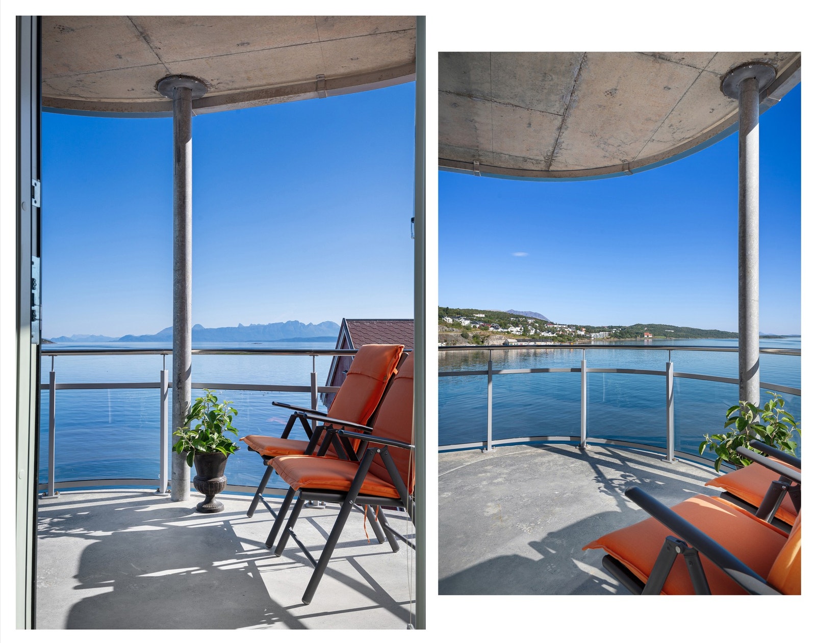 Usjenert og solrik balkong - tenk deg å nyte morgenkaffen her! Galleribilde