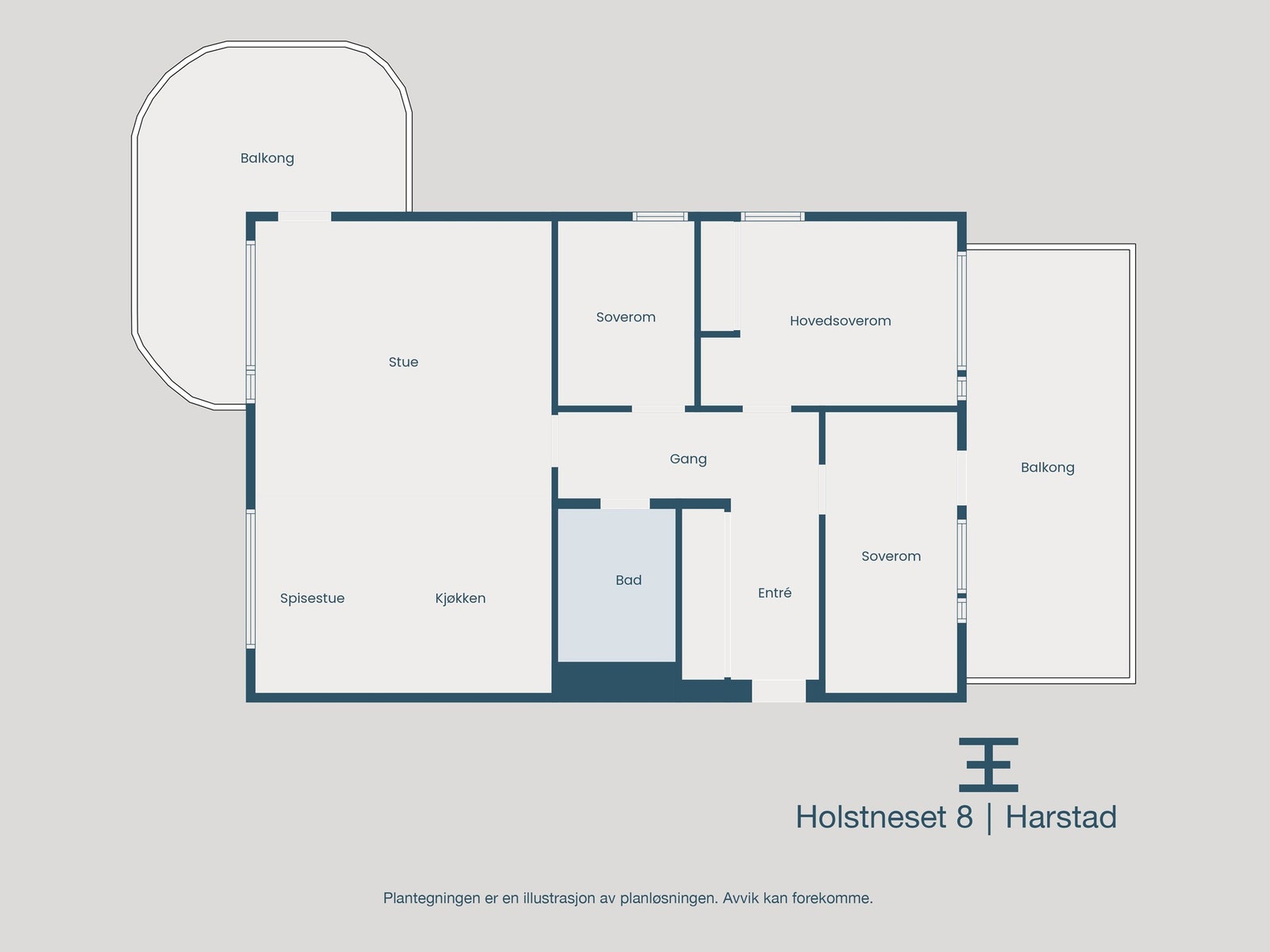 Plantegning Galleribilde