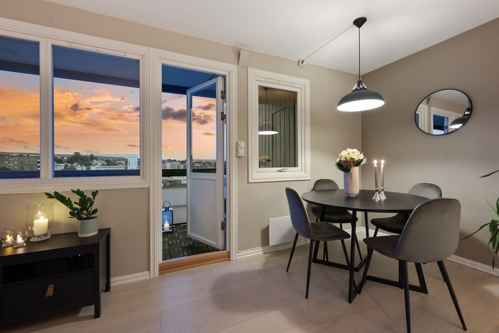 Her er det bare å glede seg til hyggelige selskapskvelder! Galleribilde