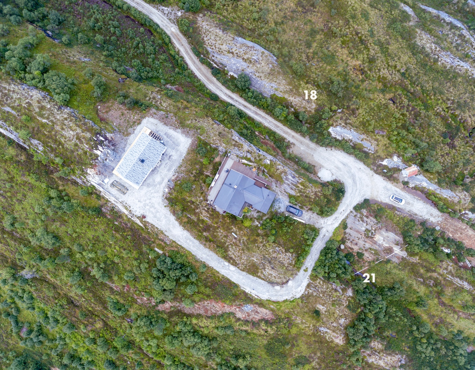 Tomtene er alle ca. 1000 kvm. Galleribilde