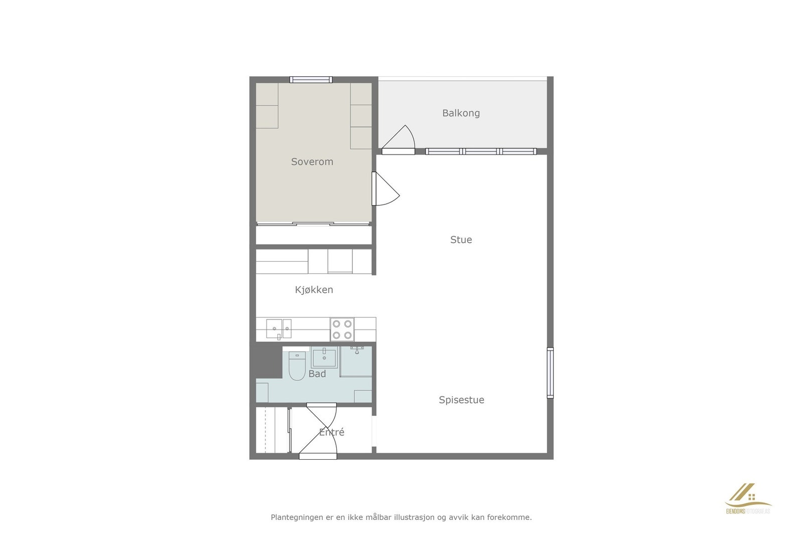 Plantegning Galleribilde