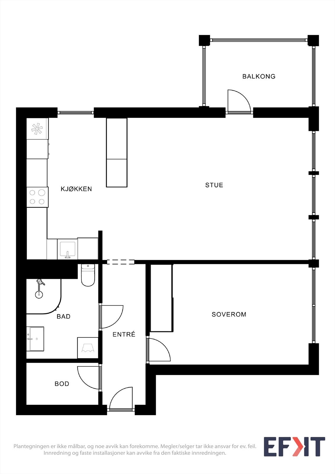 Plantegning Galleribilde
