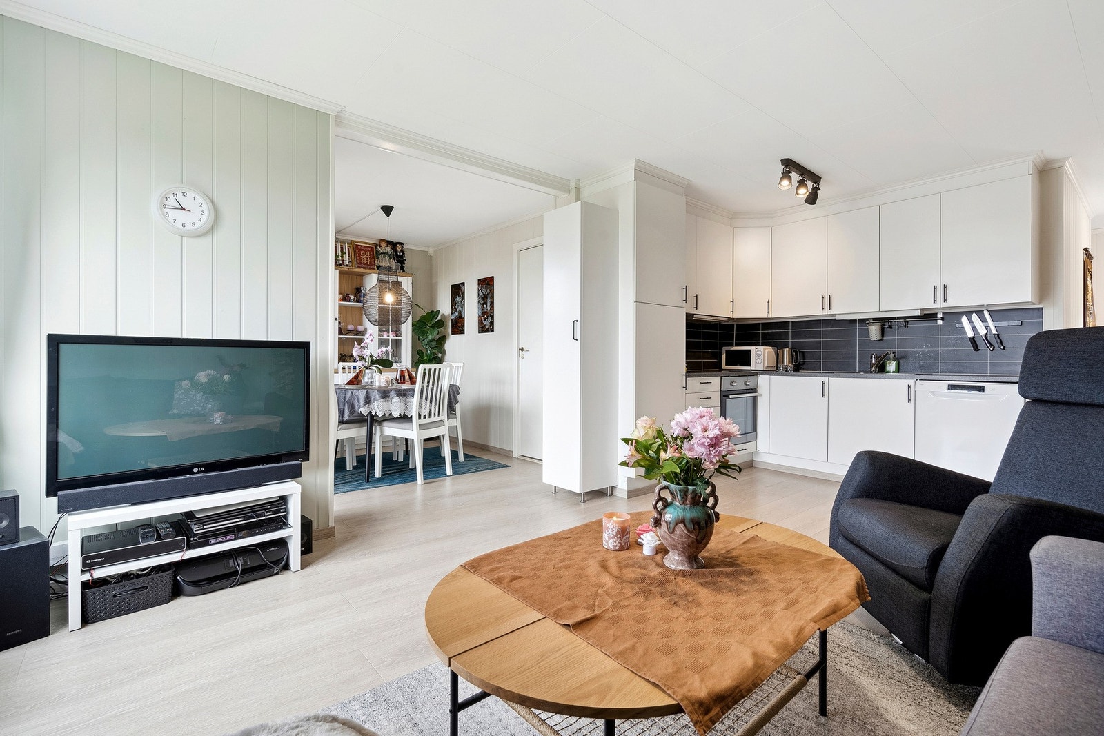 Leiligheten har en praktisk planløsning. Galleribilde