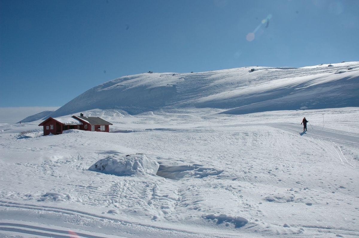 Lakkenstova i vinterskrud Galleribilde