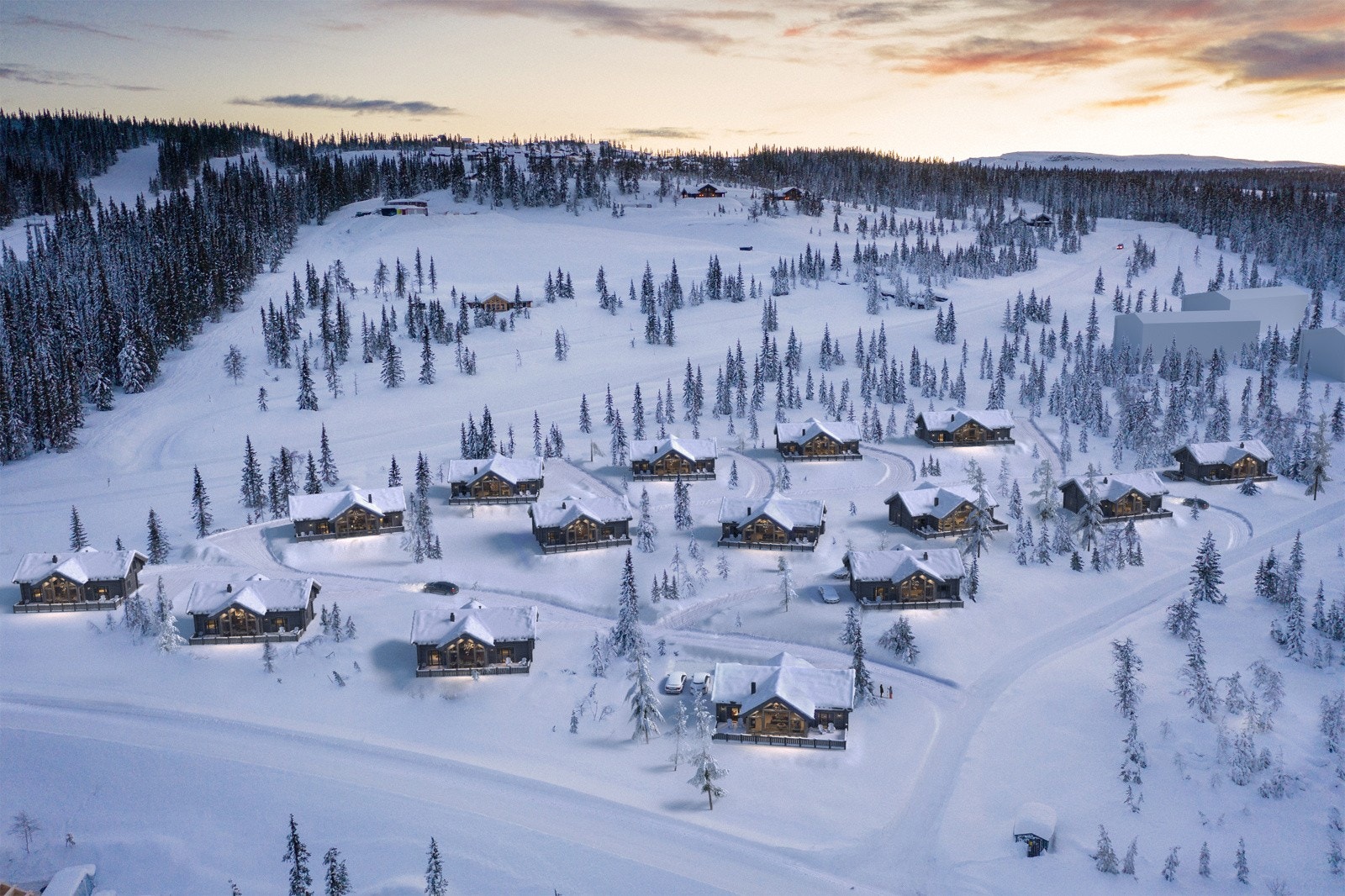 Fritt og flott plassert på Varden-siden med ski-inn/-ut! Galleribilde