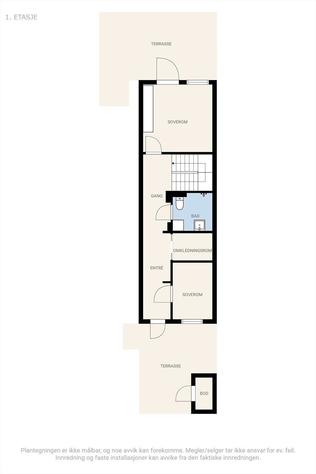 Plantegning - 1. etasje Galleribilde
