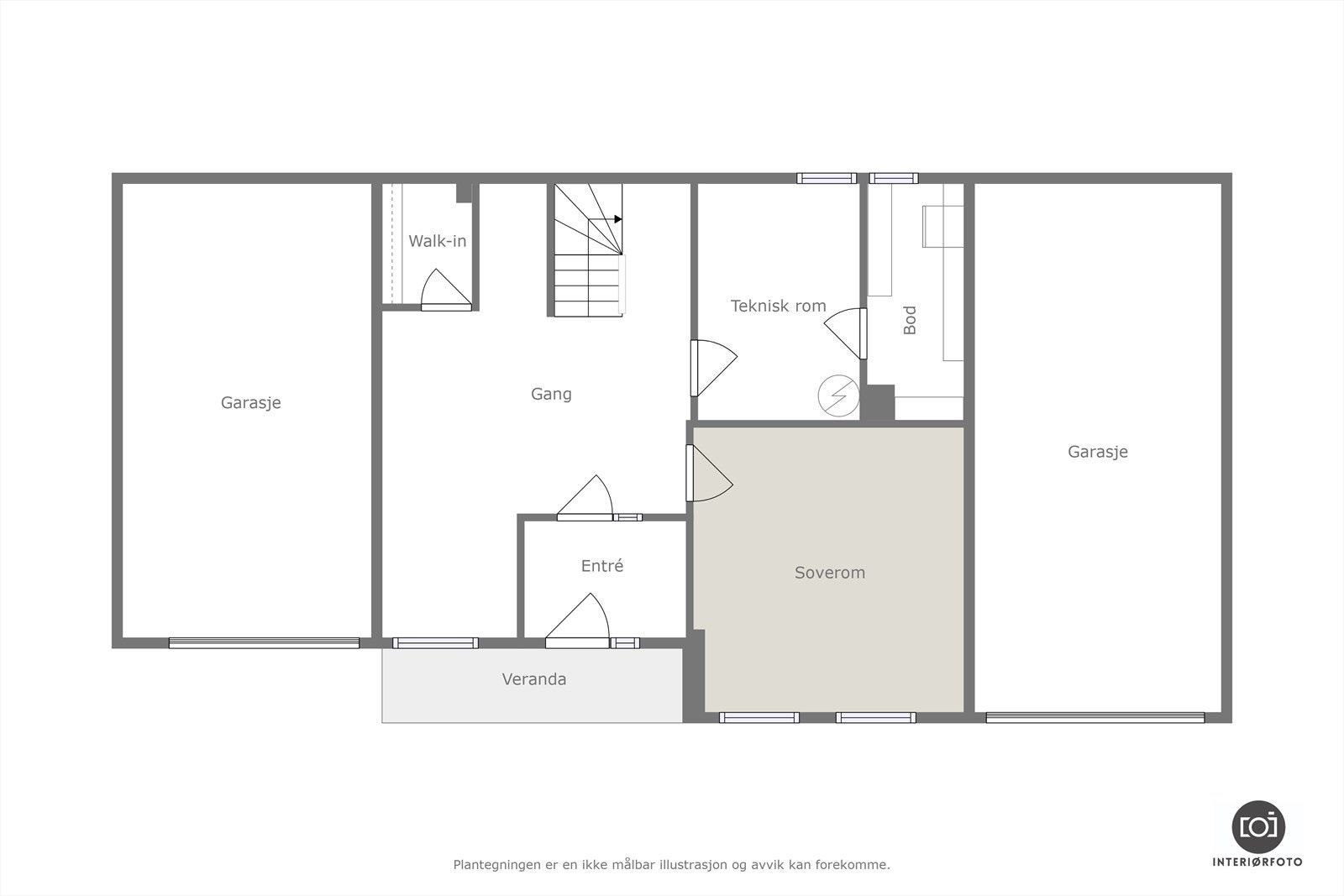 Plantegning Galleribilde