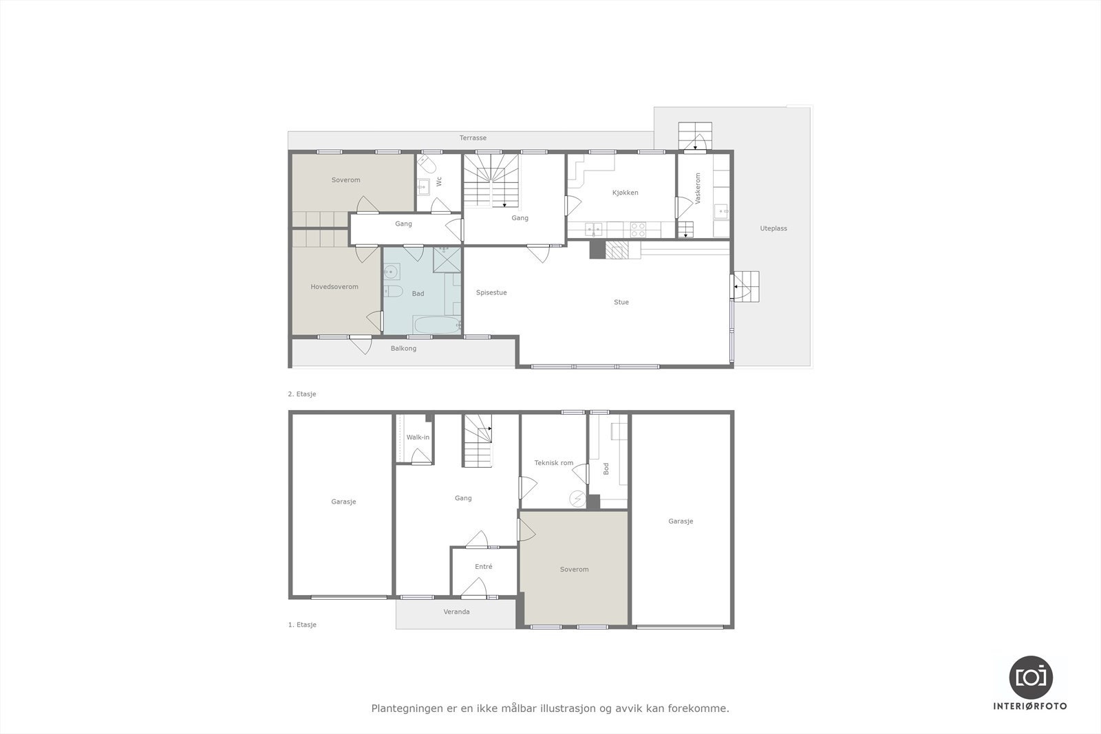 Plantegning Galleribilde