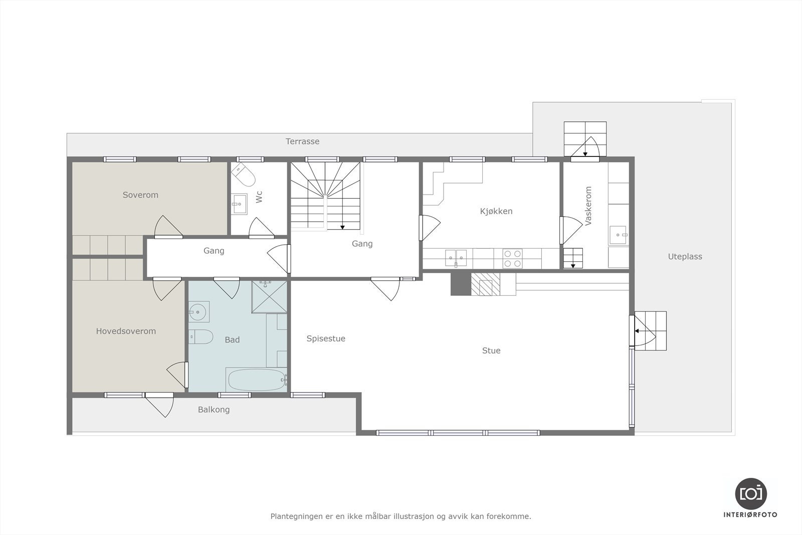 Plantegning Galleribilde