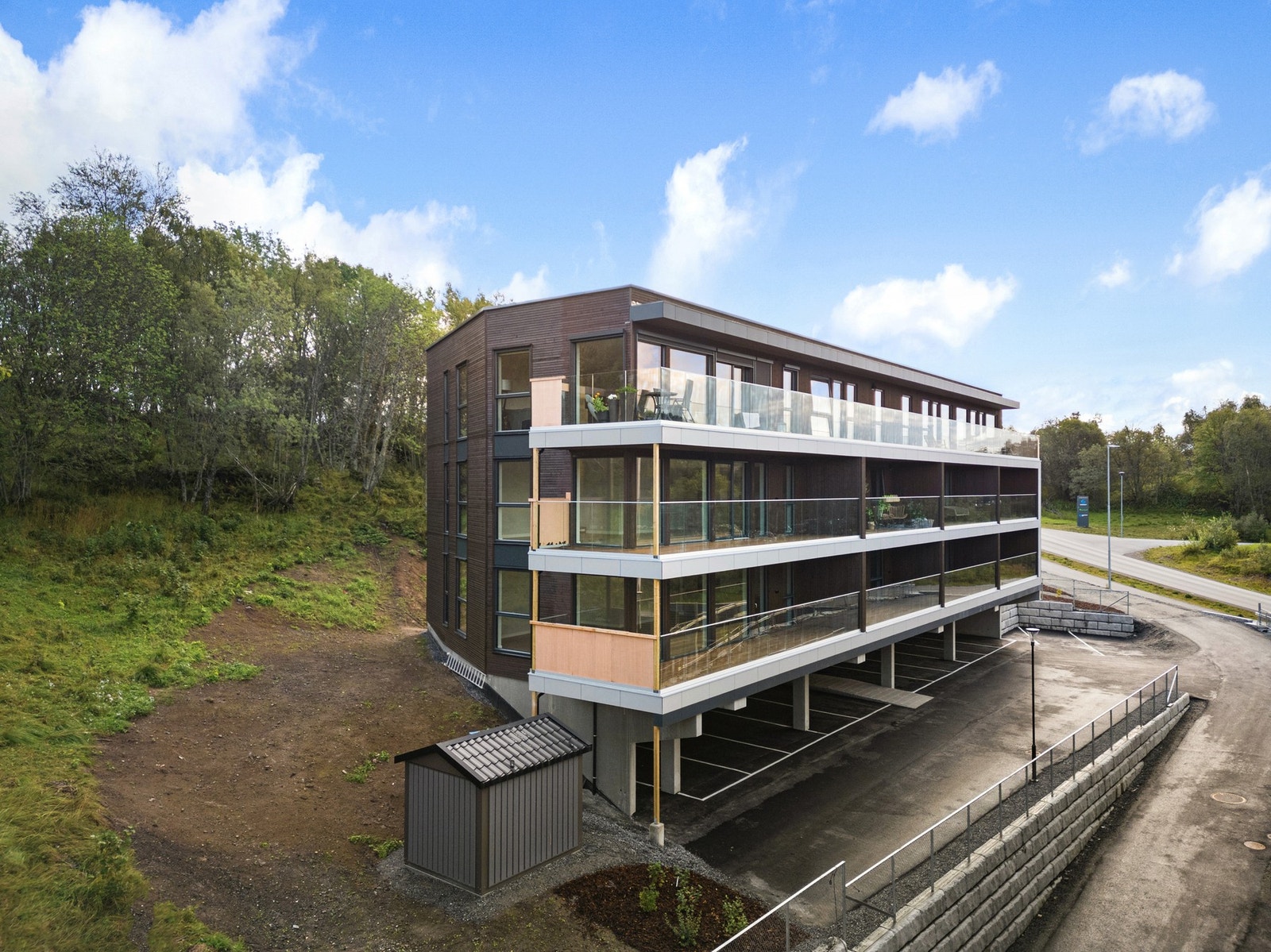 Her vil du kunne flytte rett inn i en ny og svært innbydende leilighet Galleribilde