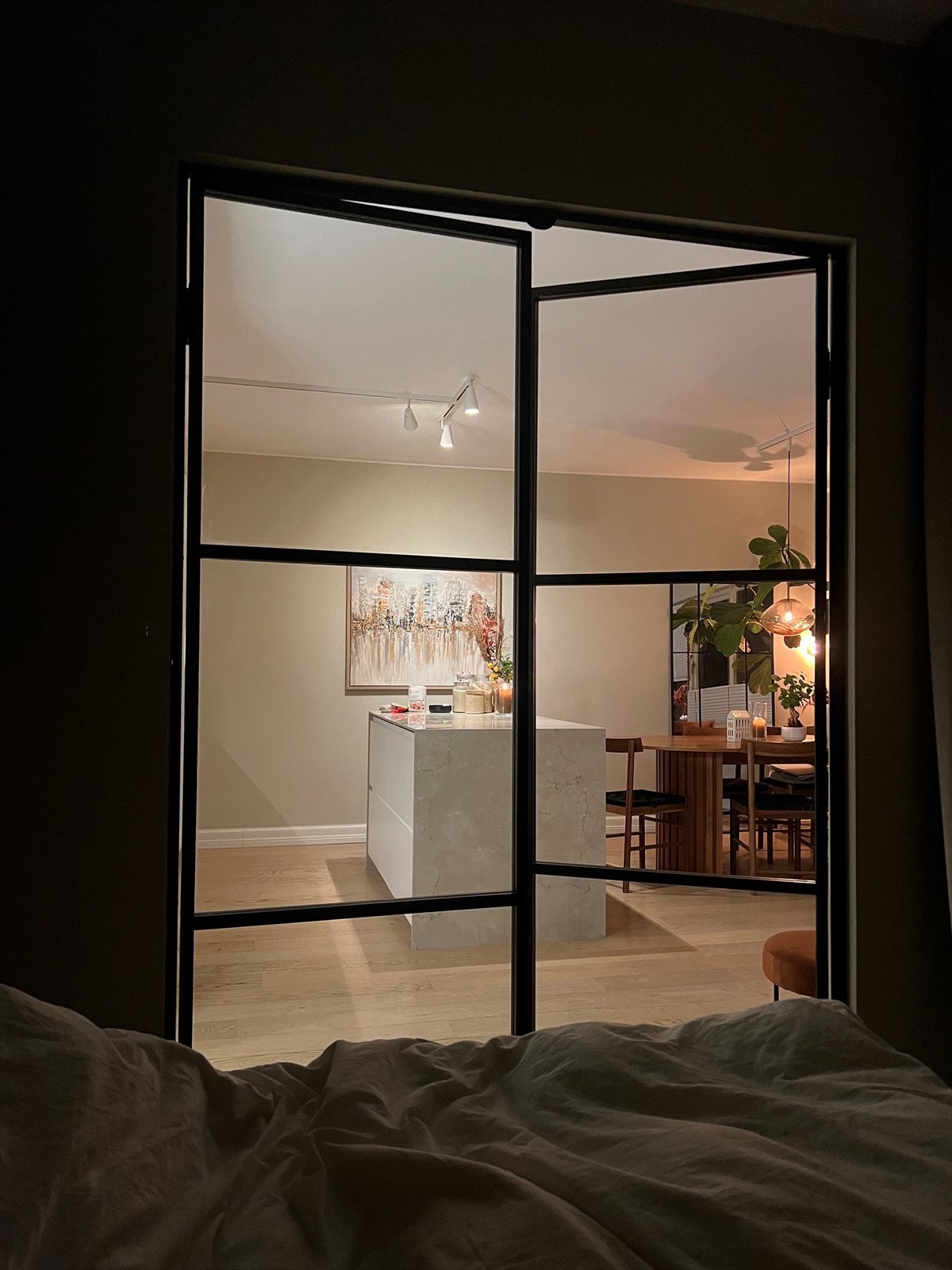 Stue sett fra hovedsoverom Galleribilde